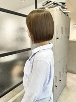 ヨーク(YOKE)&nbsp;YOKE  切りっぱなしボブ大人ボブアッシュベージュグレージュ