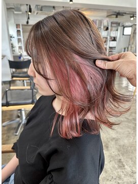 ザ オーダー(THE ORDER) インナーカラーピンクケアブリーチ