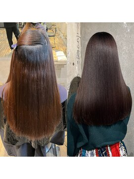 エノア 表参道(ENORE) 【弱酸性縮毛矯正】でうるつや髪質改善ストレート!