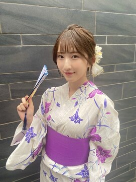 フェリーチェ(Felice) 浴衣ヘア 浴衣メイク アップヘア シニヨンアレンジ