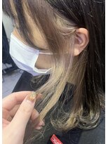 デコラロジィ 川越(DECORA rojii) インナーカラー☆ホワイトベージュ【川越/本川越】