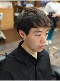 パーマ風くせ毛ショートスタイル