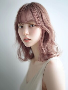 アルトリスト(Altruist Aging×HAIR&SPA) ★ダークアッシュ大人ガーリーボブ着物ミディアムレイヤーカット