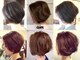 エイム ヘアー(aim HAIR)の写真/伸びてきても扱いやすい◎360度どこから見ても綺麗なシルエット［ボブ、ショートボブ・大人ショート］
