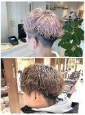 ブリーチパーマ(六反)