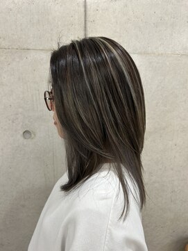 エクテ(ecouter) バレイヤージュ♪グレー