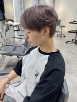 ユーフォリア 渋谷グランデ(Euphoria SHIBUYA GRANDE)&nbsp;ラベンダーグレージュ　センターパート　毛流れ