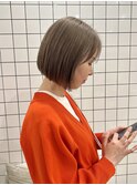 大人可愛いナチュラルボブ