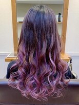 ヘアーサロン アモル(HAIR SALON Amor)&nbsp;ハイライトレイヤーカットエクステイルミナカラー縮毛矯正