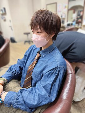 ハピネス 王寺店(Happiness) 刈り上げショート メンズライク ハンサムマッシュ 奈良 王寺