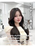 前髪顔まわり韓国ヘアレイヤーカットサイドバンク2wayバンク韓国