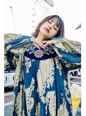 ＃ホワイトグレージュミニウルフチェリーブラウン