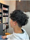 抜けすぎない、ちょうどいい男らしさ/メンズパーマ/黒髪