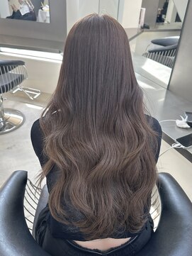 ラック 表参道(LUCK) くすみベージュ/ロングレイヤー/グレージュ/ダブルカラー/表参道