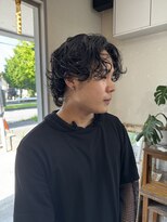 ヘアー バトン(hair vaton) メンズウルフパーマ
