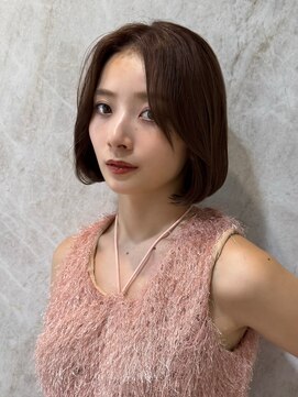 ロンドロゼ 池袋(Lond rose) ♪くびれヘア/アプリコットオレンジ/レイヤー/ショートボブ/韓国
