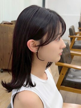 ネオリーブ クーロ(Neolive curro) 韓国前髪顔周り×ハッシュレイヤー横浜/縮毛矯正/酸性ストレート