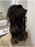 カチモリ　結婚式ヘア　ヘアアレンジ