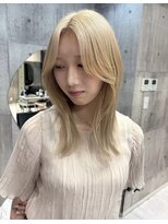 ワンズミラー 海老名店(ONE's MIRROR)&nbsp;ベージュカラー【ブリーチ/ダブルカラー/ベージュ/寒色】