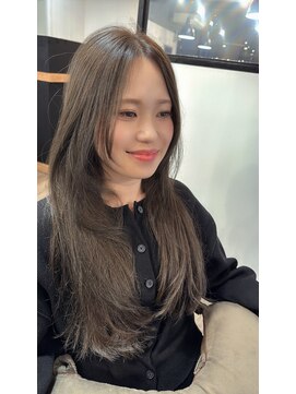 オリジンアド(ORIGIN+) ブリーチなしオリーブベージュ/レイヤーカット