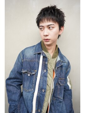 ニコ トウキョウ ロジック(nico TOKYO Logic) 刈り上げアップバングスパイキーショートパーマスパイラルパーマ