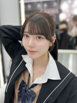 ラルム 新宿(LARME SHINJUKU)&nbsp;☆黒染めなしダークブラウン×韓国風顔周りカット☆