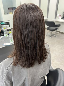 ガルボヘアー 桟橋店(garbo hair) ボブ　艶カラー　大人女子　トリートメント