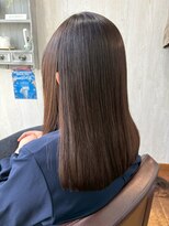 コルテ 倉敷西坂店(CoRte.)&nbsp;切りっぱなしロブ/美髪ストレート/モードヘア/髪質改善/乾燥対策