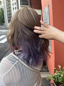 シュヴー 門前仲町(CHEVEUX) ブリーチありインナーカラー