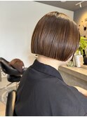 切りっぱなしボブ