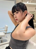 エジョン 幡ヶ谷店(Aejon)&nbsp;顔まわり/レイヤーロング/韓国ヘア/ベビーピンク/新宿