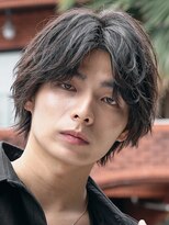 フィフス 渋谷(fifth)&nbsp;渋谷大人波巻き2WAYシャドウルーズパーマセンターパートウルフ