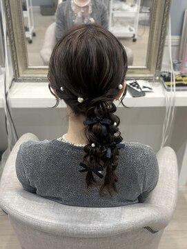 アリエス 渋谷駅東口店(Aries) ツイン編み下ろし