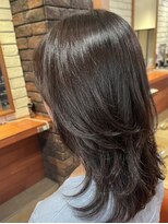 ヘアメイク フレンシア(hair make flencia) 軽やかレイヤーミディアム【216スタイル】