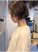 [kichi.] 明るめベージュ×パーマミニボブ