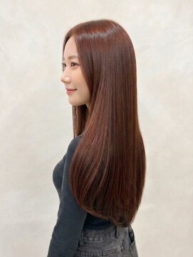 スタートウキョウ 渋谷駅(STAR TOKYO) 似合わせ縮毛矯正ロングヘア小顔透明感カラー