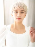 ダブルカラーメンズライクイメチェンハンサムショート10代20代X