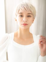 カバーヘア ブリス 川口(COVER HAIR bliss)&nbsp;ダブルカラーメンズライクイメチェンハンサムショート10代20代X
