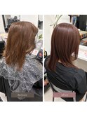 艶カラー代表ピンクブラウン