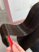 ランプシー 鹿児島中央(Lampsi) ハッシュカットグレージュデザインカラー鹿児島中央