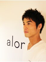 アロン(alon) かき上げ/ニュアンスマッシュ/サイドパート/韓国語マッシュ
