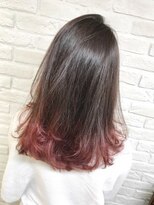 アンククロス 表参道(ANKH CROSS)&nbsp;【ANKH CROSS表参道】  ピンクレッドグラデーション