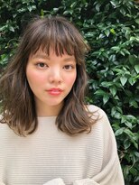 パール(PearL) 《PearL》毛先パーマ透明感ニュアンス３Dベージュカラー