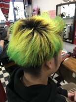 エボノスヘアー エボノスヘアー&nbsp;ネオンカラーレモネードスプライトグラデーション