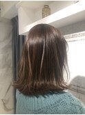 切りっぱなしショコラブラウン