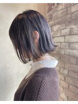 ヨーク(YOKE)&nbsp;【YOKE】インスタ人気ラベンダーベージュ×外ハネお洒落ボブ