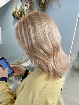 フラム 渋谷(flamme) 【flamme】ホワイトブロンド