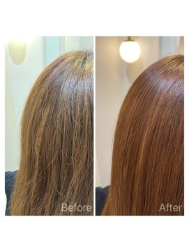 アンド ラ ブランシュ(&.La Blanche) 髪質改善大宮&.La Blanche/ブリーチのハイライトも艶髪に