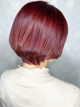 セシルヘアー(CECIL hair) CECIL 下北沢　フルブリーチ×チェリーレッド02