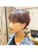 【Chill】大人かわいいホワイトアッシュクールショートパーマ